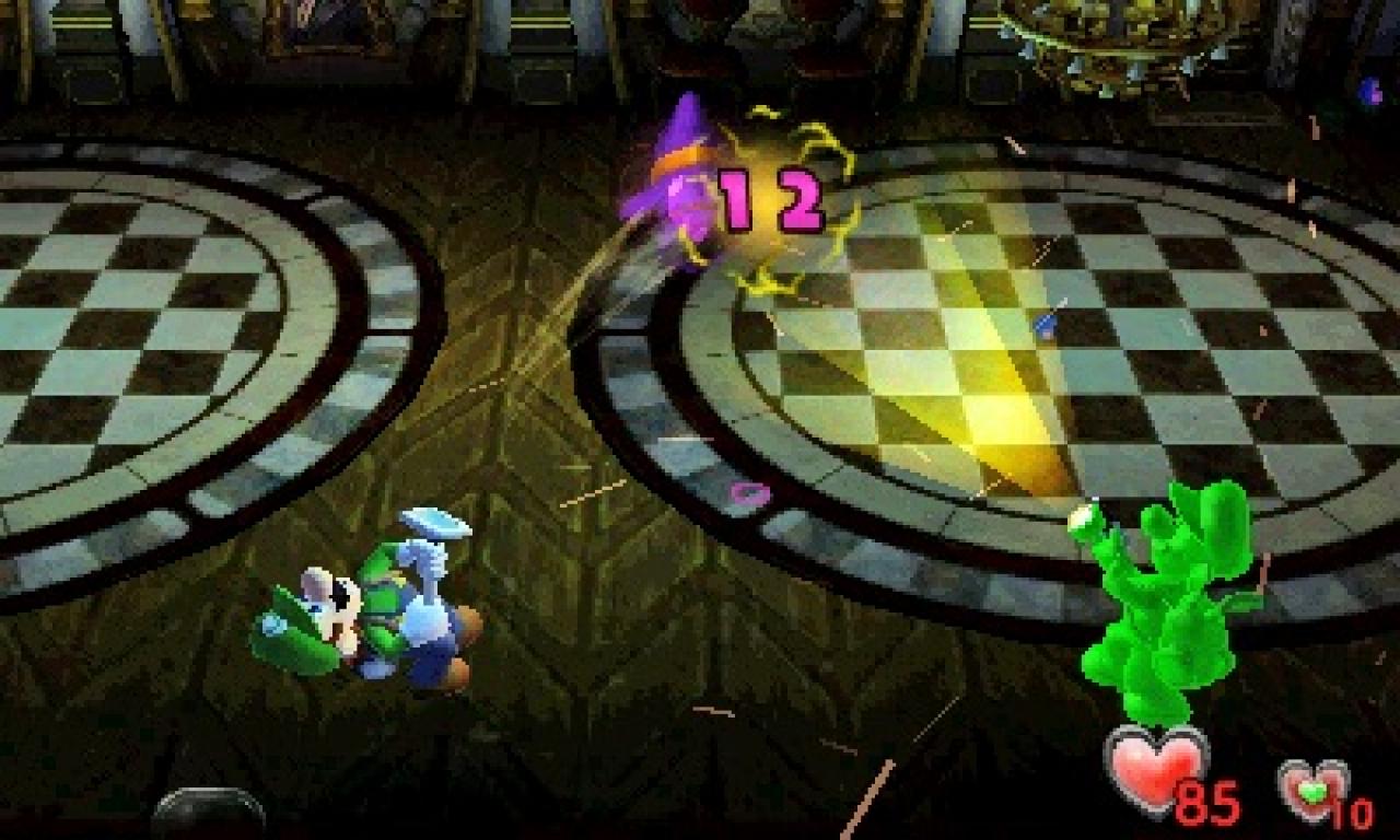 Im kooperativen Teamspiel für zwei Spieler könnt ihr die ganze Spielwelt von Luigi’s Mansion gemeinsam erkunden.