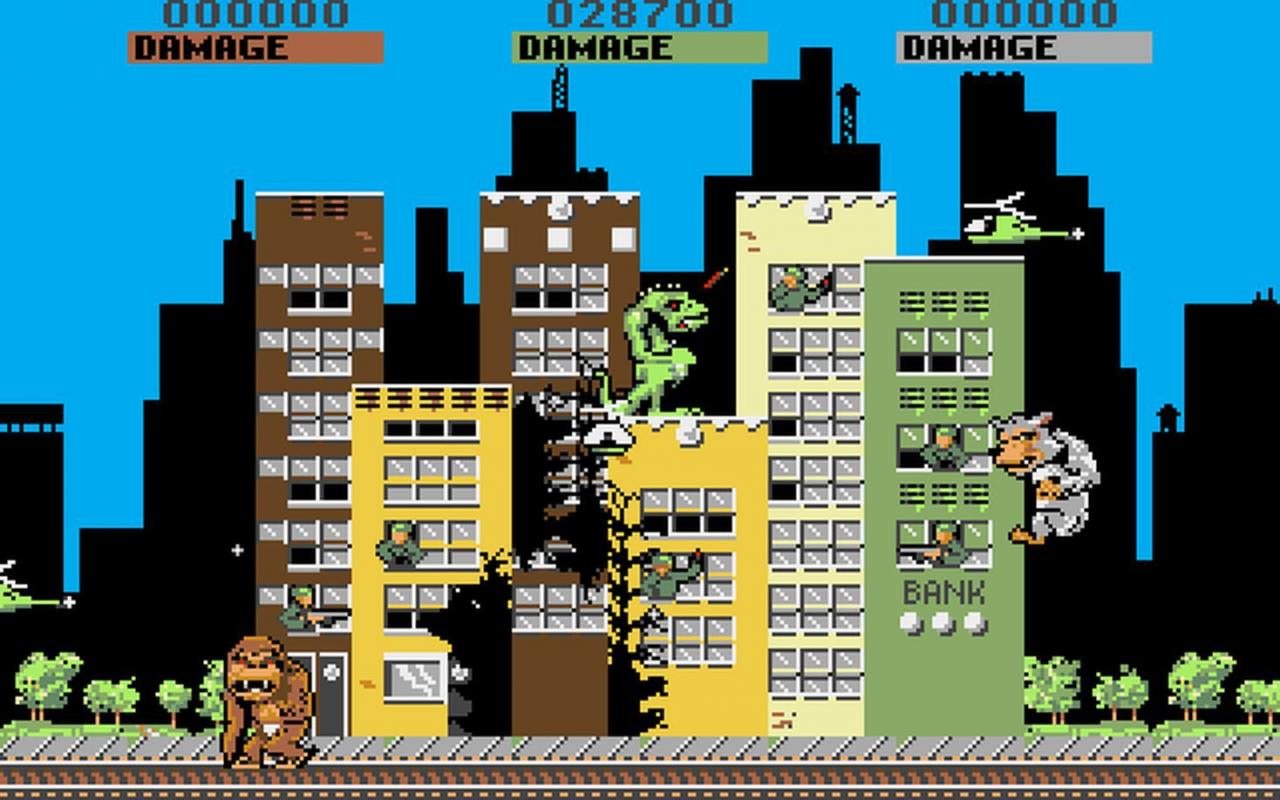 [03/10/2018] In Rampage (1986) mutieren wir zu überdimensionierten Monstern und zerlegen Städte.&nbsp;