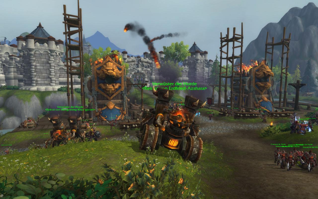 Belagerung der Allianz-Festung in einer Kriegsfront von WoW: Battle for Azeroth