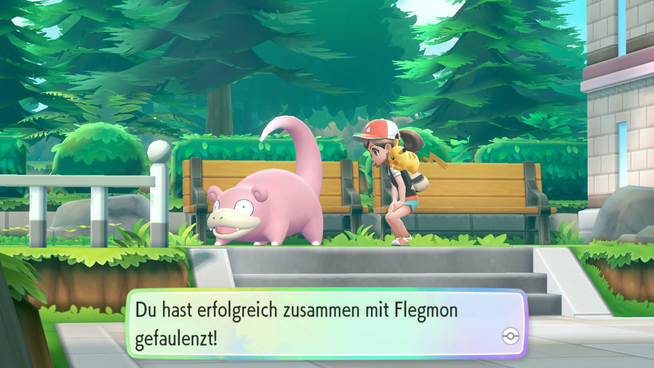 [13/11/2018] In dieser kurzen Quest passen wir auf das Flegmon einer Dame auf und erhalten dafür eine Perle.