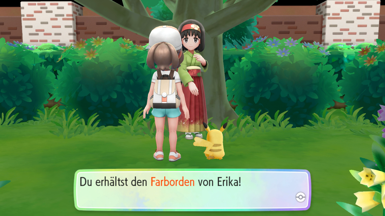 [16/11/2018] Wir erhalten den Farborden von der Arenaleiterin Erika.