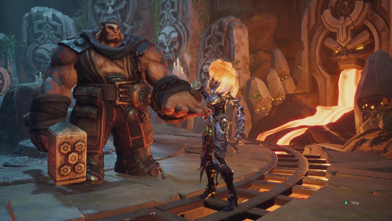 [26/11/2018] Ulthan ist ein alter Bekannter für Darksiders-Fans. Er übernimmt wieder die Rolle des Schmieds und versorgt Fury mit nützlichen Upgrades.