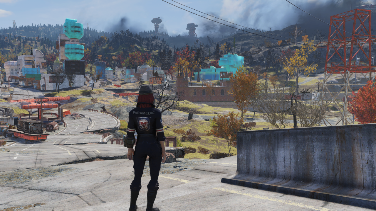 [22/11/2018] Für ein Open-World-Spiel ist Weitsicht wichtig zur Orientierung. Die hier zu sehenden Gebäude von Charlston geben dabei aber kein gutes Bild ab.