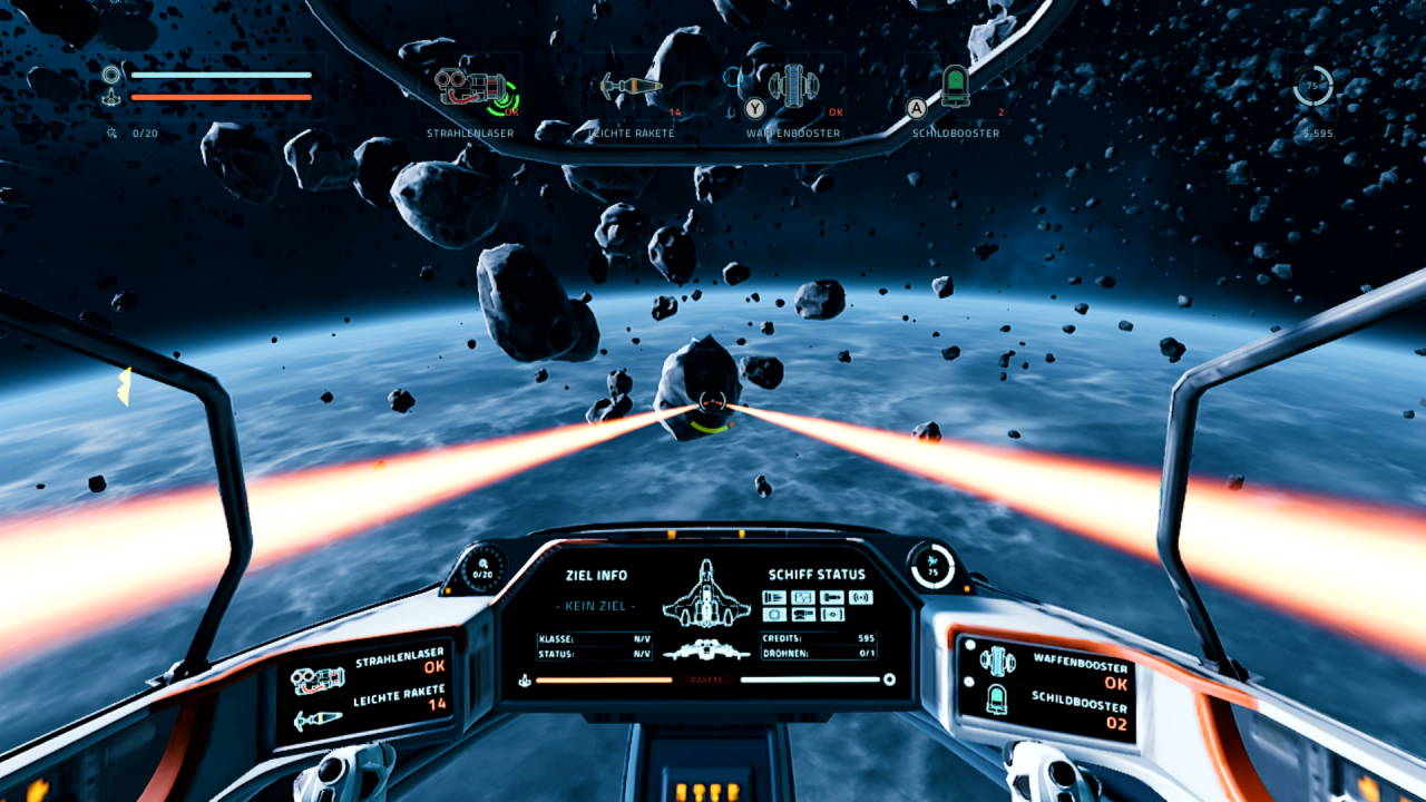 Die optische Aufmachung von Everspace ist stellenweise sehr eindrucksvoll, wenn auch auf der Switch niedrig aufgelöst.