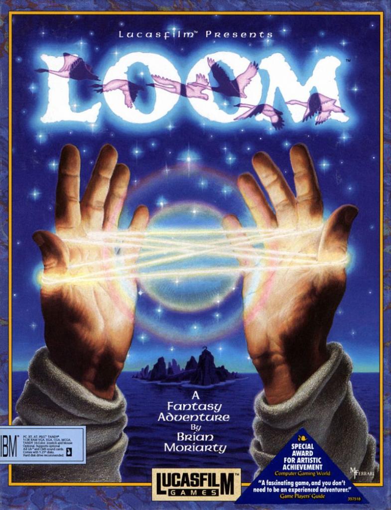 [13/12/2018] 1990 LoomEin märchenhaftes Adventure, welches zwar auf SCUMM aufbaut, jedoch als Bedienelemente ­Melodien verwendet. Ein Nachfolger war zwar in Planung, dessen Entwicklung wurde aber nie beendet.