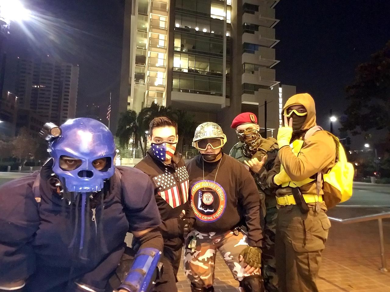 [21/12/2018] Ein Patrouillenteam der Xtreme Justice League in San Diego