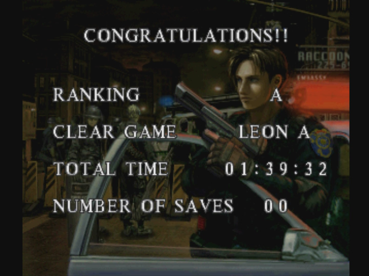 [22/01/2019] 1 Stunde und 39 Minuten ist für das Durchspielen von Resident Evil 2 gar nicht mal so schlecht. Von einem Rekordergebnis kann hier aber nicht geredet werden – es ist noch viel Luft nach oben. 