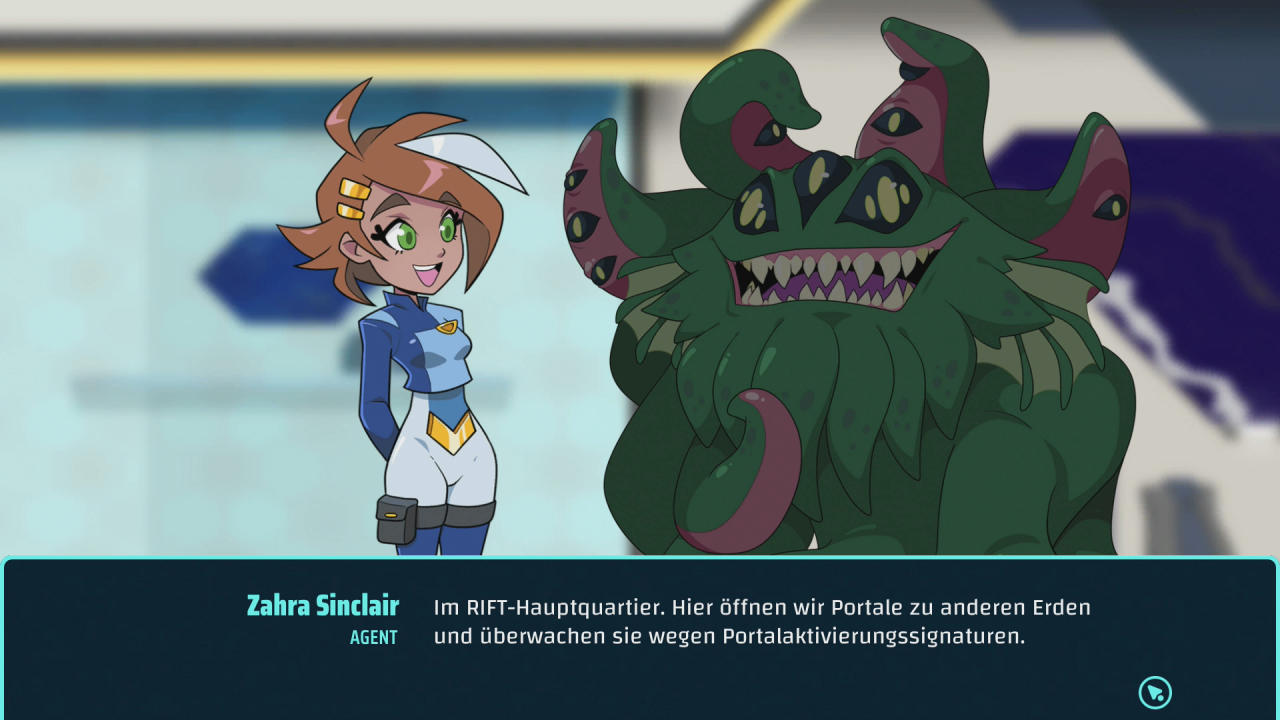 Neben den liebevoll gestalteten Charakteren bildet das interdimensionale Setting einen weiteren, raren Pluspunkt im nicht ganz so actionreichen Jump & Run. (PC)