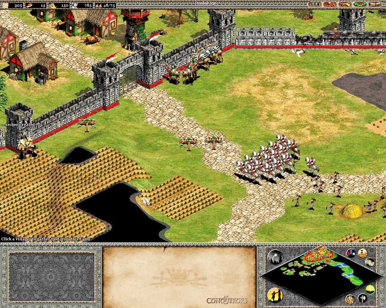 [01/02/2019] Nachdem der Vorgänger in der Antike angesiedelt war, widmete sich Age of Empires 2 (1999) dem Mittelalter. Im Bild seht ihr die Erweiterung The Conquerors. (1)