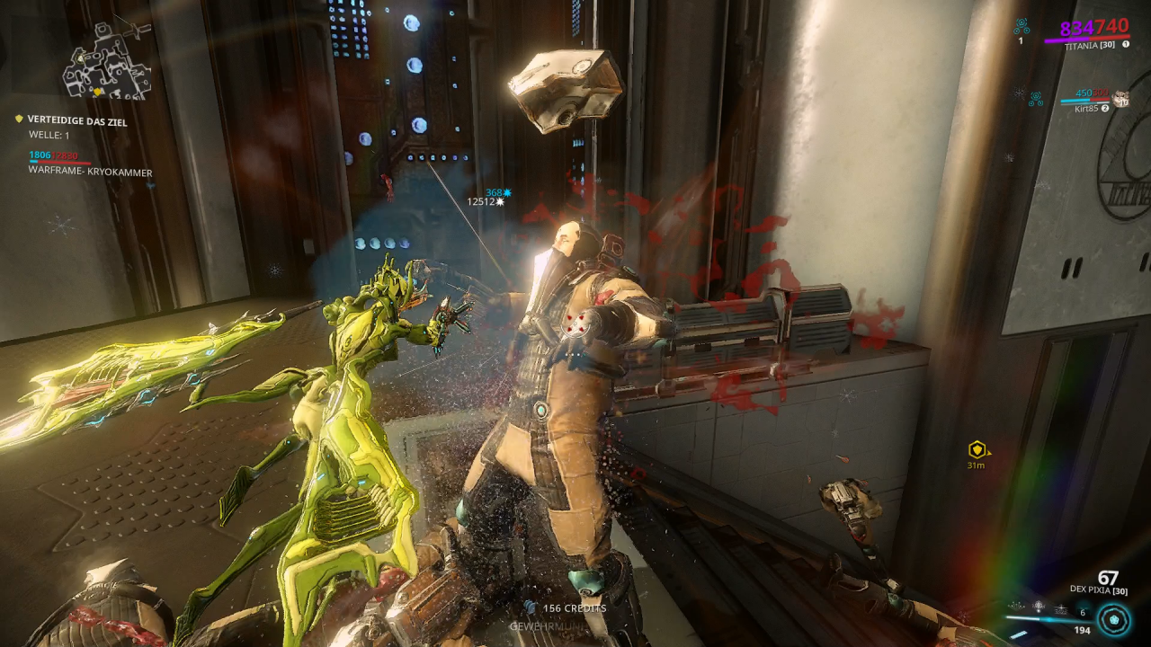 [28/02/2019] Klein aber oho:Hier geben wir als Titania-Warframe auf Feen-Größe geschrumpft der Corpus-Fraktion Saures. 