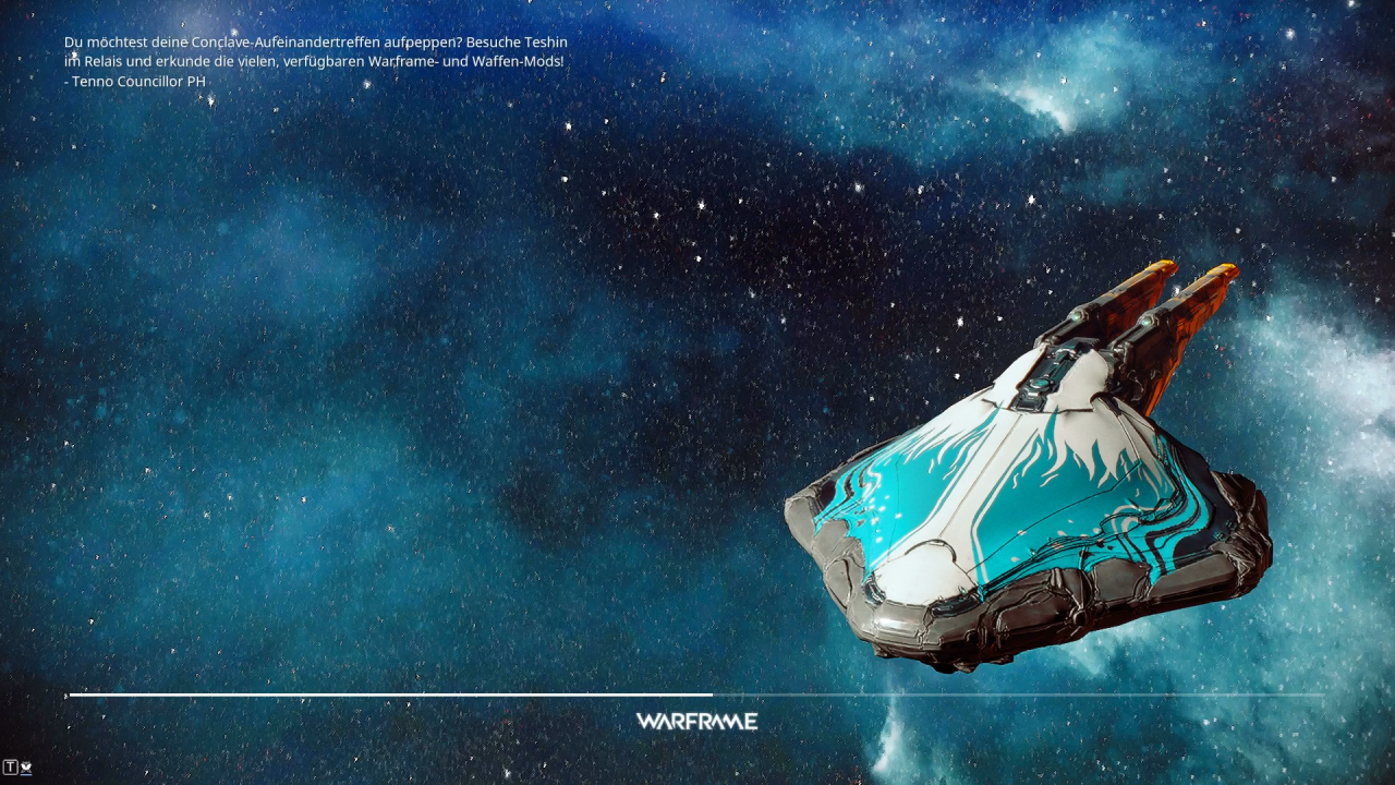 [28/02/2019] Die Ladezeiten in Warframe sind angenehm kurz.