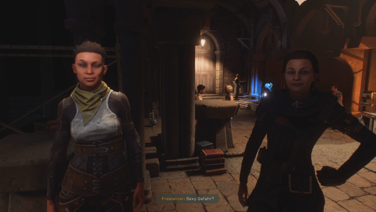 Sexy Gefahr?! Zeitweise können Charaktere und Dialoge in Anthem schon ein wenig peinlich sein.