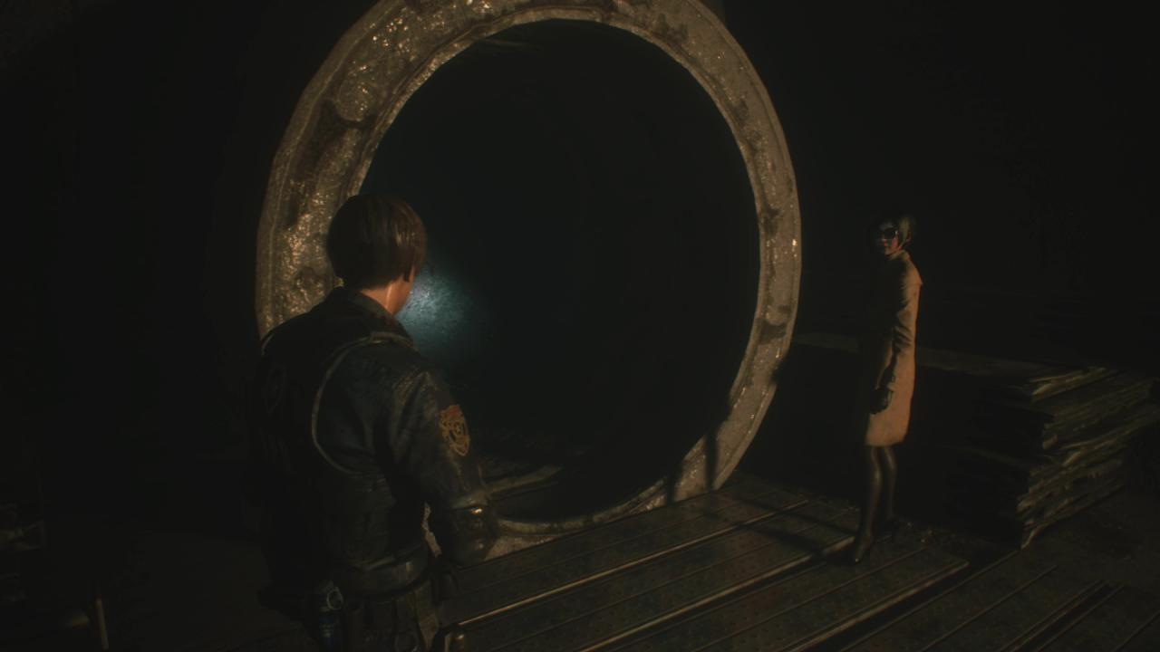 [05/02/2019] Leon S. Kennedy und Ada Wong betreten die Abwasserkanäle.
