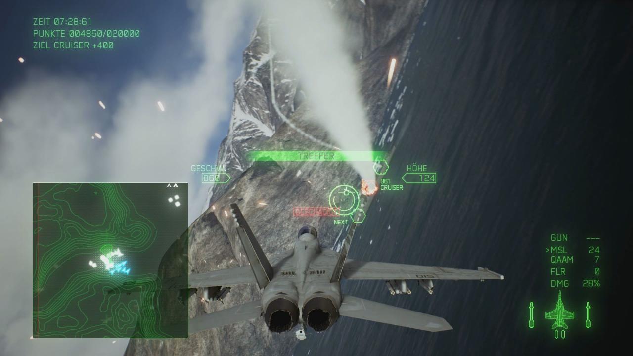 [29/03/2019] Air Combat (1993) markierte den Auftakt der Ace Combat-Reihe. Hier im Bild: Ace Combat 7 (2019).