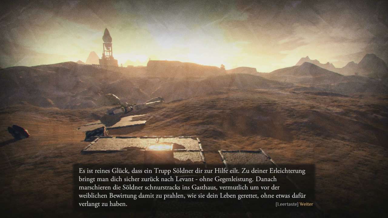 [08/03/2019] Die Dynamic Defeat Scenarios sind eines der Highlights von Outward. Leider gibt es jedoch zu wenige Variationen von ihnen.