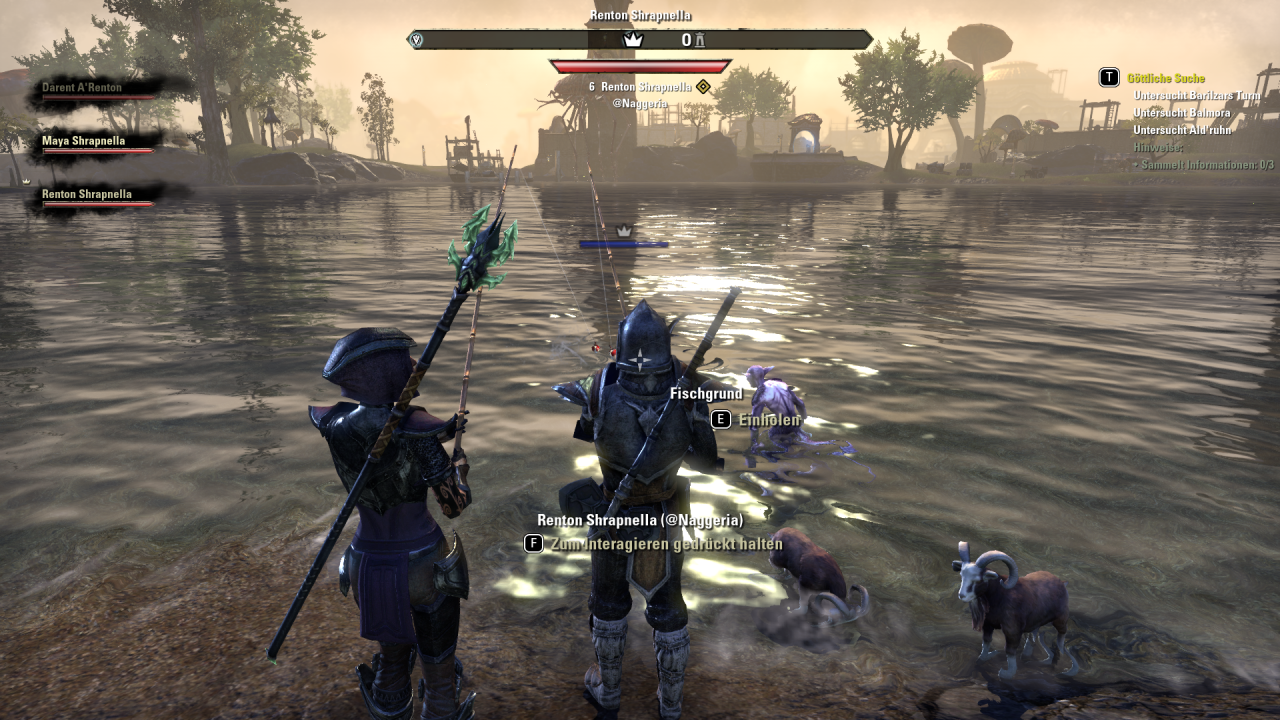 [29/03/2019] Wie in jedem guten MMORPG können wir uns auch in The Elder Scrolls Online die Zeit mit trivialen Tätigkeiten wie Angeln vertreiben.
