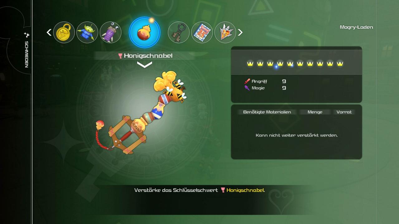 Kingdom Hearts 3 Schlüsselschwerter: Honigschnabel