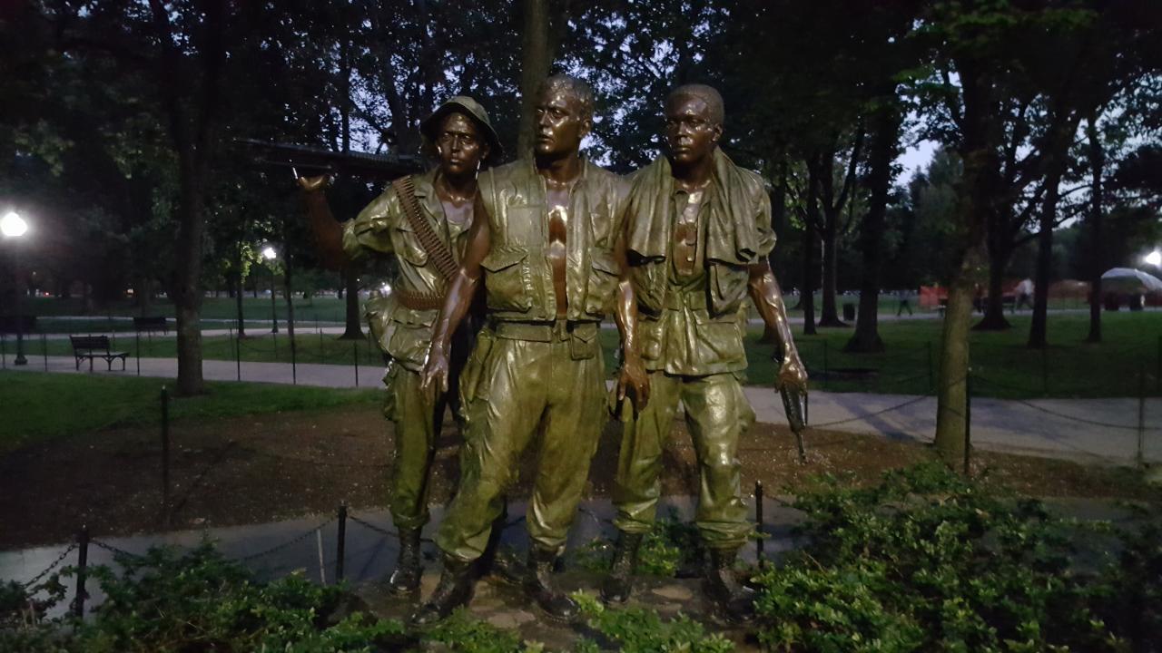 Three Servicemen Statue (Real)