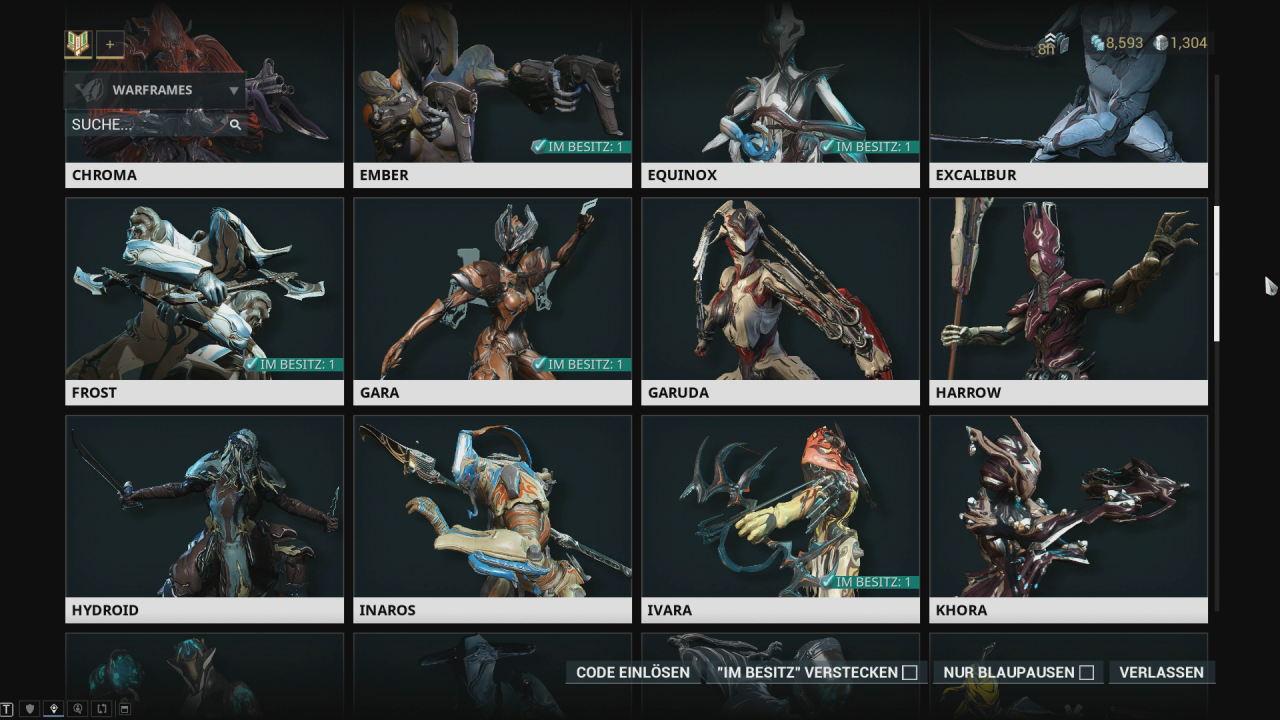 [06/03/2019] Man kann Warframe so manches vorwerfen - eine zu kleine Charakterauswahl gehört allerdings definitiv nicht dazu.