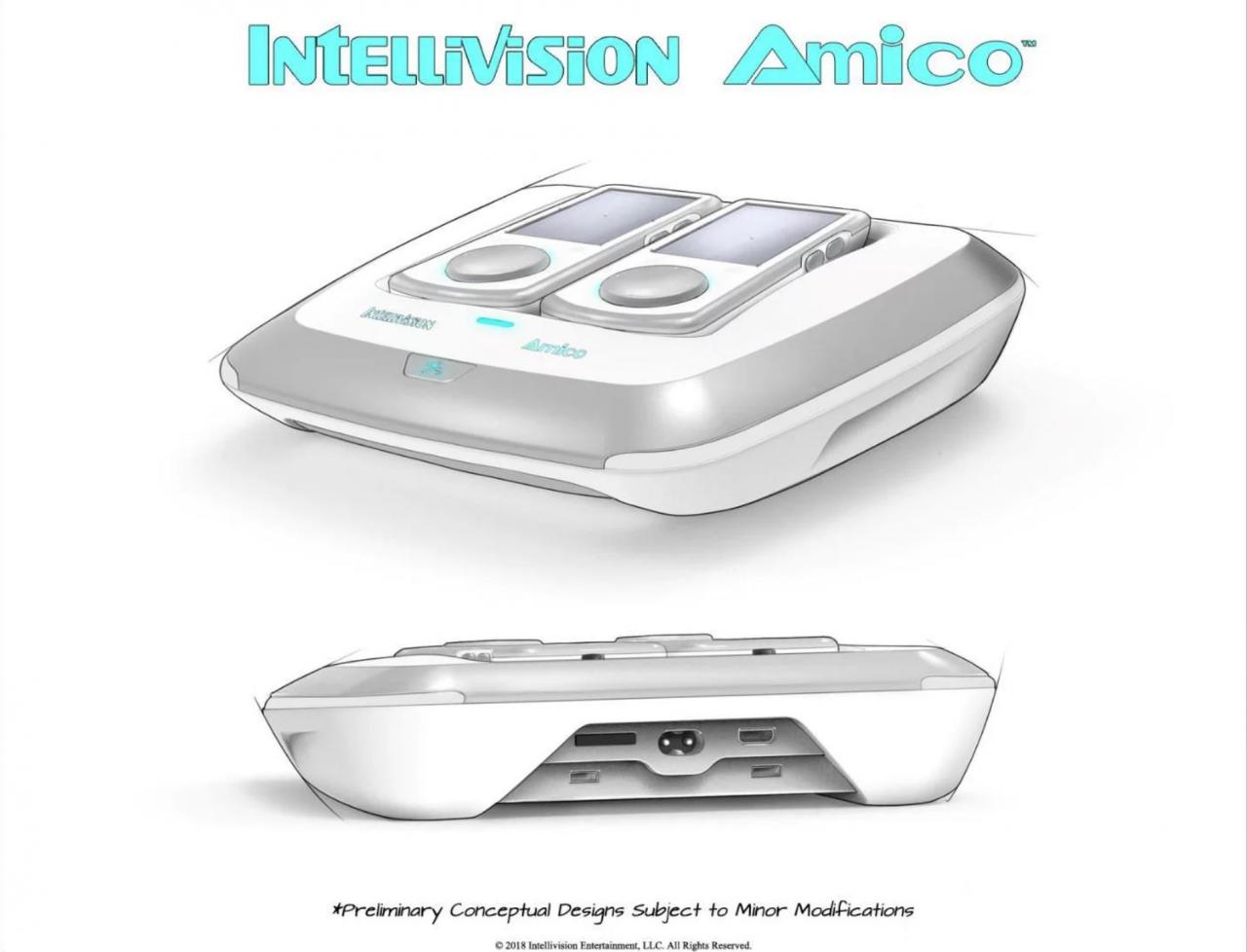 [19/03/2019] Das Design des Amico richtet sich vor allem an Familien. Als Vorbild diente unter anderem Nintendos Hit-Konsole Wii, die ebenfalls in Weiß erschien.