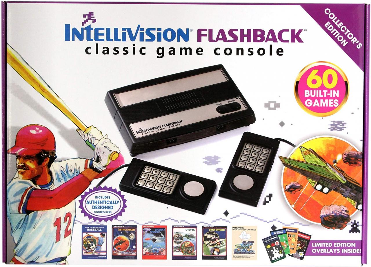 [19/03/2019] Das am 1. November 2014 erschienene Intellivision Flashback vereint 60 Spiele in einem Gerät, darunter die sechs damals nie veröffentlichten Titel Blow Out, Brickout, Deep Pockets, Hard Hat, Space Cadet und Takeover