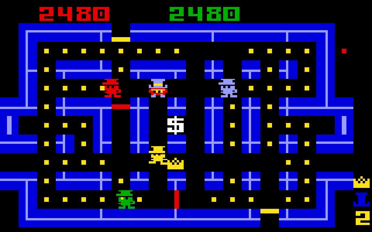 [19/03/2019] Publikumsliebling: Lock’n’Chase erinnert an Pac-Man, versetzt euch aber in die Rolle eines Diebs, der vor der Polizei flüchtet. Wer die Verfolger abhängen will, muss Gold sammeln und geschickt Türen hinter sich schließen.