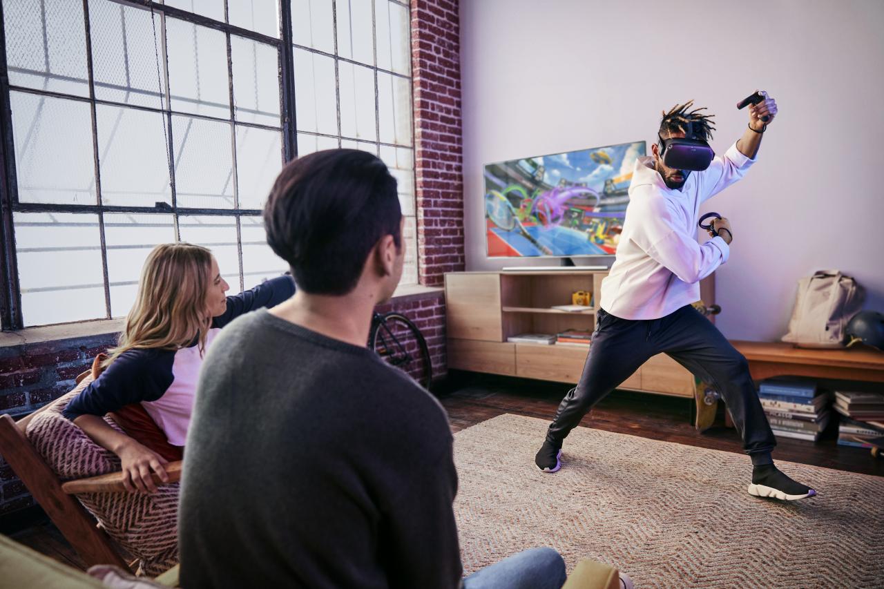 [05/04/2019] Trendsetter: Die ab Frühjahr erhältliche Standalone-Brille Oculus Quest funktioniert komplett ohne störende Kabel. Für PSVR 2, Oculus Rift 2 und HTC Vive 2 rechnen wir ebenfalls mit voller Wireless-Funktionalität.