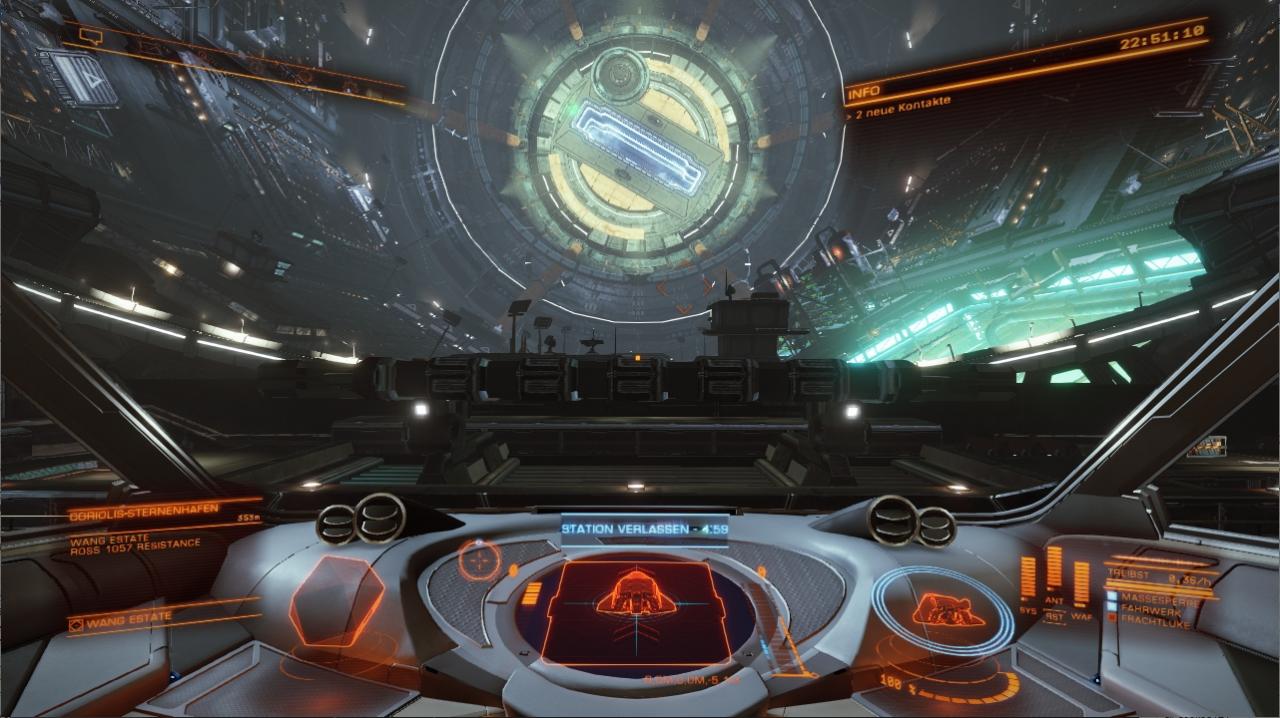 [26/04/2019] Das Innere der Orbitalstationen wirkt in Elite: Dangerous erfreulich detailliert und authentisch.