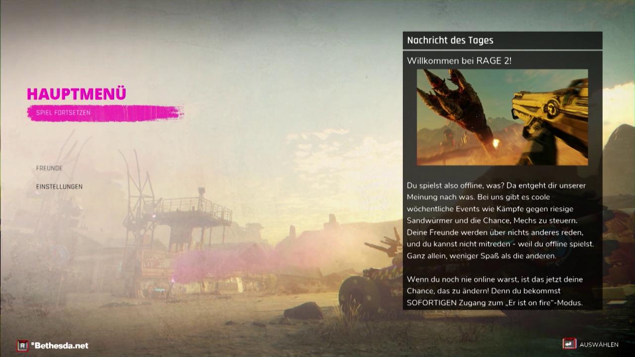 [18/04/2019] Rage 2: Exklusive Screenshots aus der PC-Version&nbsp;