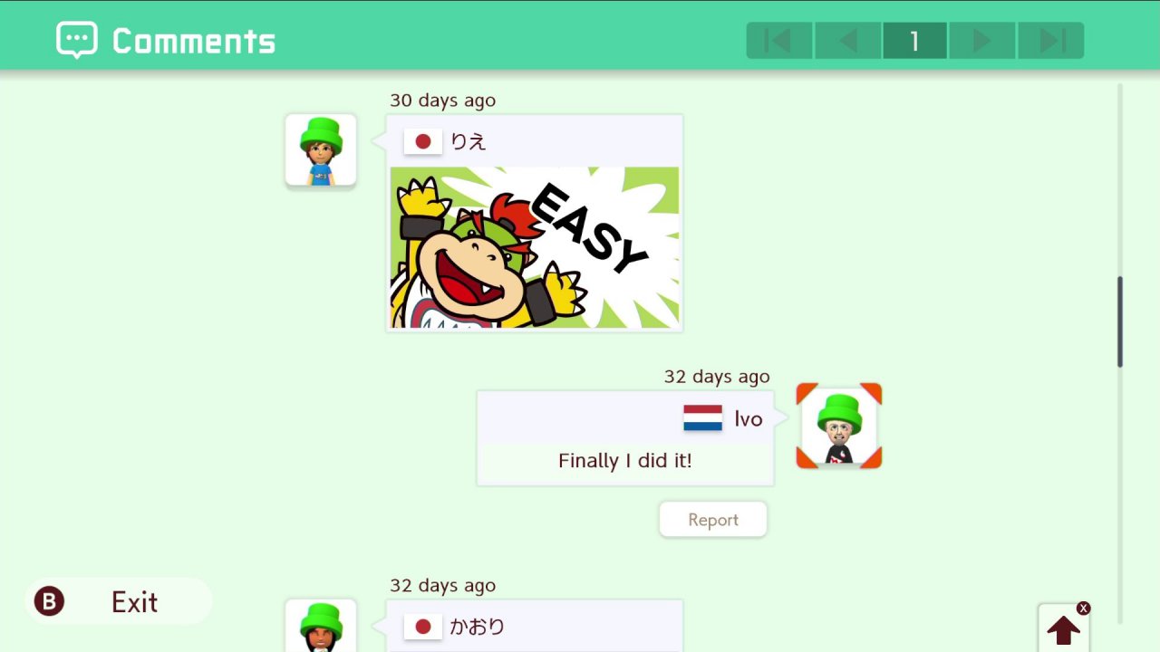 [28/05/2019] Das Miiverse ist tot. Dennoch erlaubt Nintendo dankenswerterweise Kurznachrichten zum Kommentieren der Kreationen.