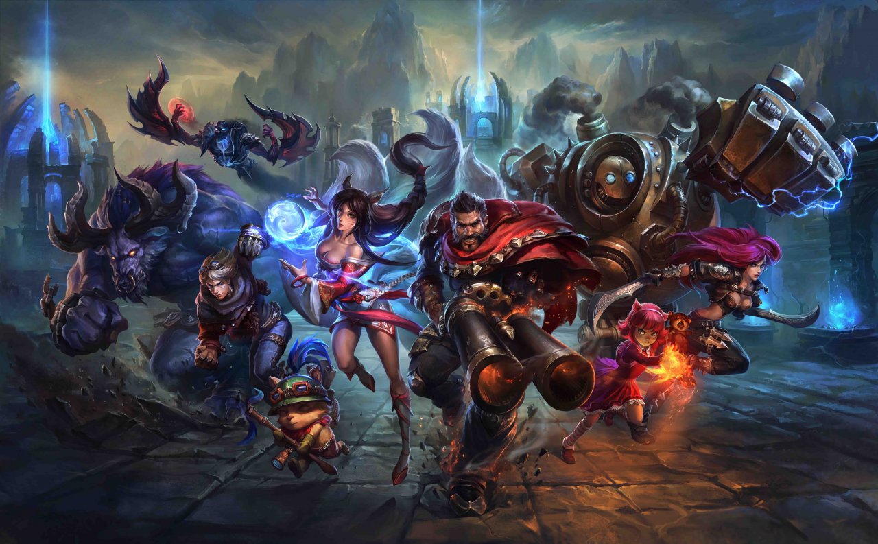 League of Legends Champions versammelt.