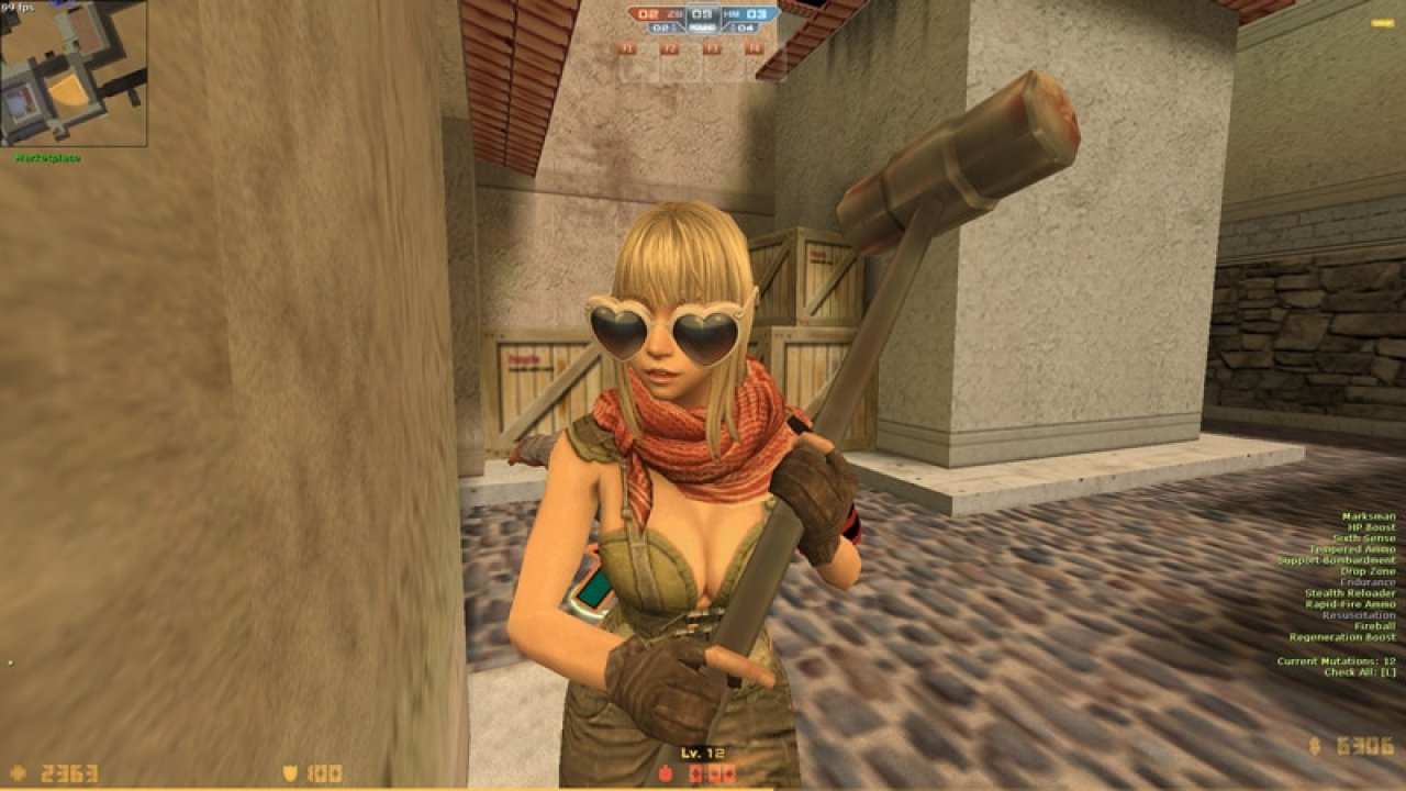 [28/06/2019] Luftige Outfits sind im vorrangig für den asiatischen Markt entwickelten Counter-Strike: Online keine Seltenheit. Gleiches gilt für voluminöse Vorschlaghämmer, deren Hauptzweck darin besteht, Untote zu plätten. (1)