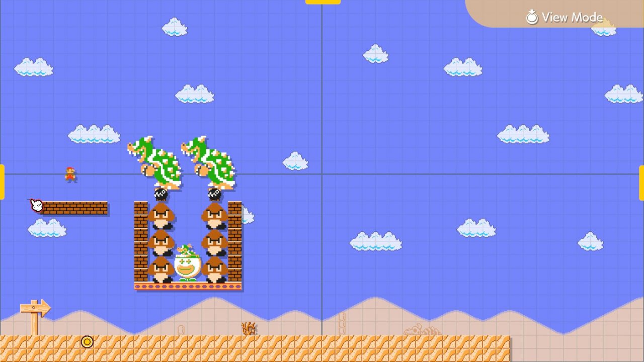 [26/06/2019] Es steht uns frei, Welten und Konstruktionen zu basteln, die so in einem normalen Mario-Spiel wohl undenkbar wären; mehr noch, wird so etwas vom Spiel sogar gefördert.
