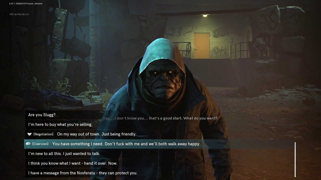 [12/06/2019] In unserer E3-Demo glänzt das Dialogsystem mit vielen Entscheidungsmöglichkeiten.