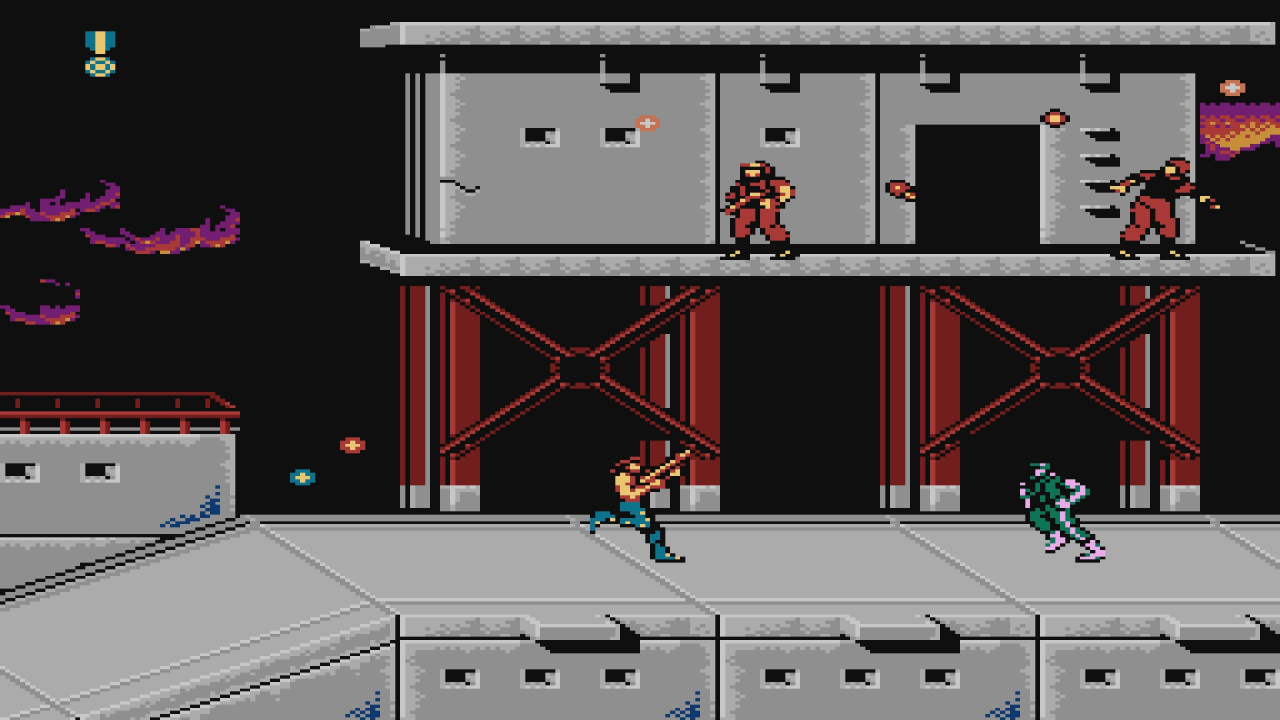 [01/07/2019] Super C erschien 1990 für das NES. Im Vergleich zu seinen Vorgängern hat sich spielerisch nicht viel getan, das Spielprinzip bleibt sich treu.