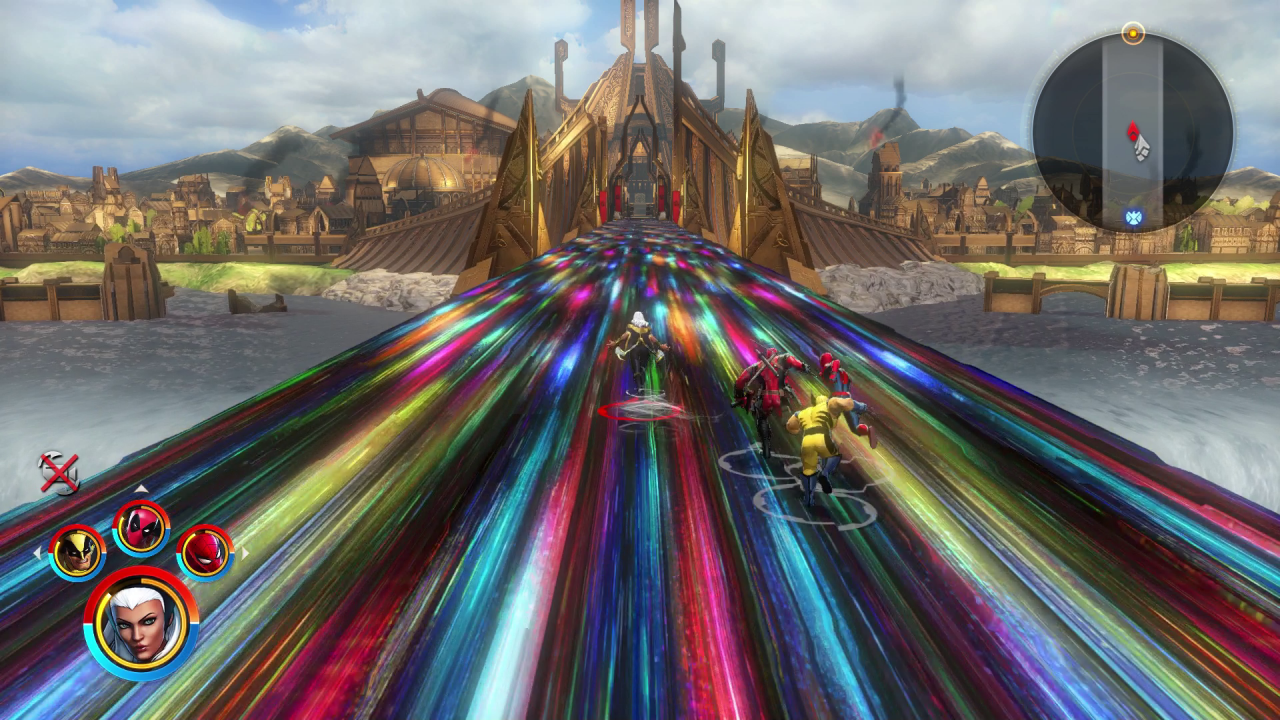 [19/07/2019] Im Laufe der kampagne erlebt ihr so einige epische Momente. Hier: Der Gang über die Regenbogenbrücke nach Asgard.