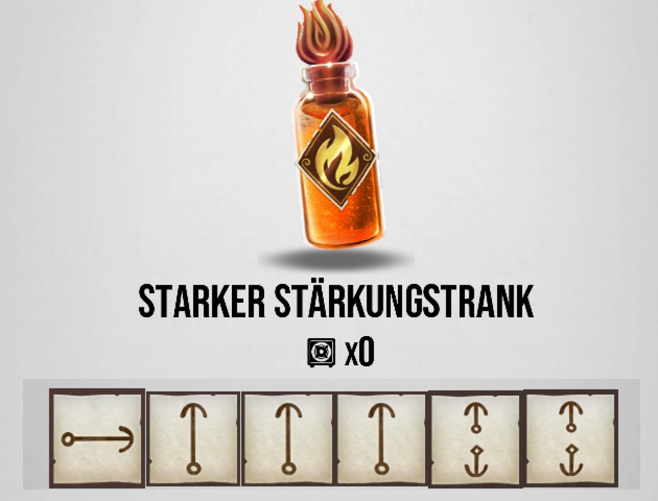 [03/07/2019] Starker Stärkungstrank (ab Stufe 13) - alle Gesten