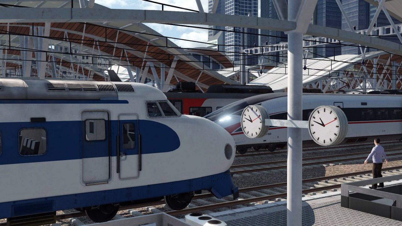 [05/07/2019] Das neue Fahrzeug-Set bietet asiatische Transportmittel, darunter der berühmte japanische Shinkansen-Zug (im Vordergrund).