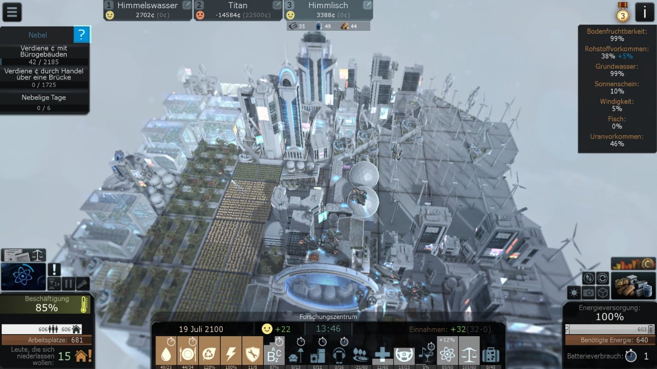 [14/08/2019] Cliff Empire im Test: Über den Wolken muss dem Bauen wohl Grenzen gesetzt sein