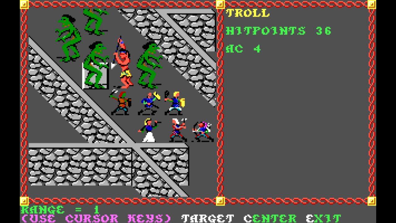 [16/08/2019] Manche Gegner in Pool of Radiance haben es ganz schön in sich. Zum Beispiel diese fiesen Trolle und Oger, die euch am Ende der Slums erwarten.