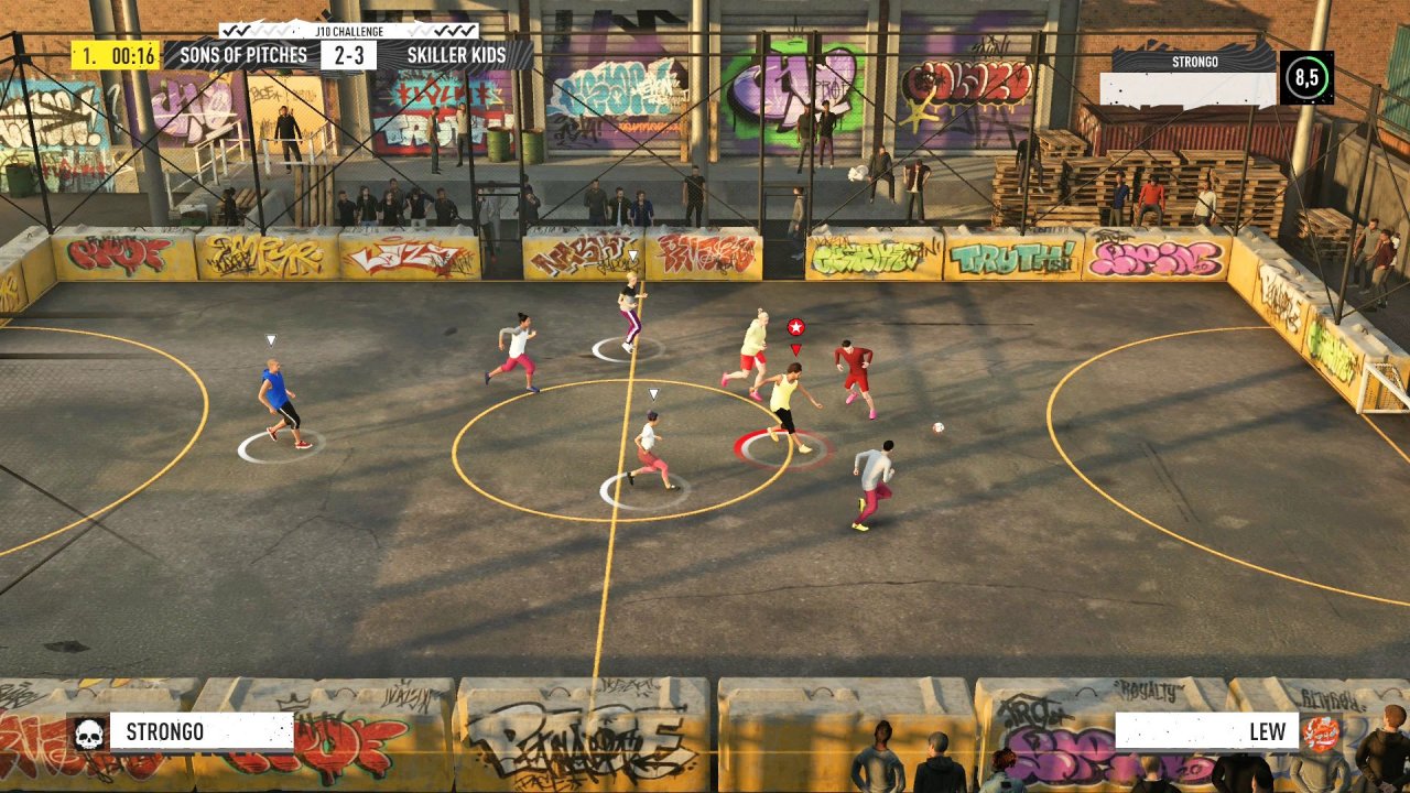 [20/09/2019] Die Volta-Matches machen definitiv Spaß, spielen sich aber zu Beginn ziemlich hektisch und unpräzise. Der Modus braucht also etwas Einarbeitungszeit.