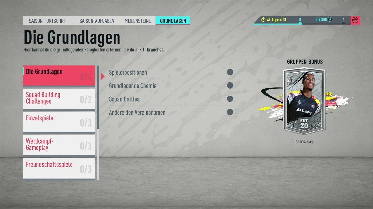 [26/09/2019] Ihr solltet zunächst die Grundlagen erledigen, um gleich zu Beginn ein paar Münzen und Packs abzustauben.