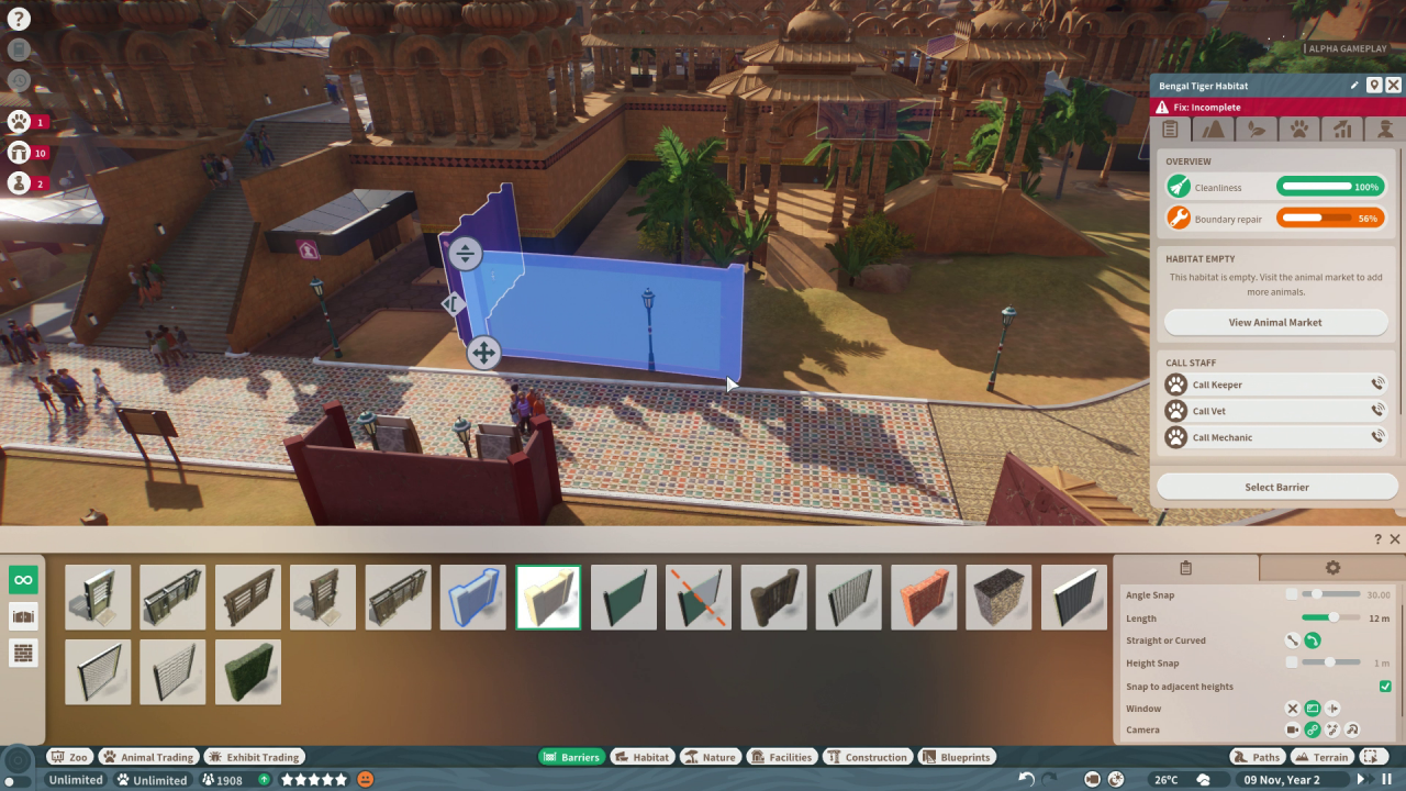 [03/09/2019] Die Bedienung ist wie bei Planet Coaster und Jurassic World intuitiv.