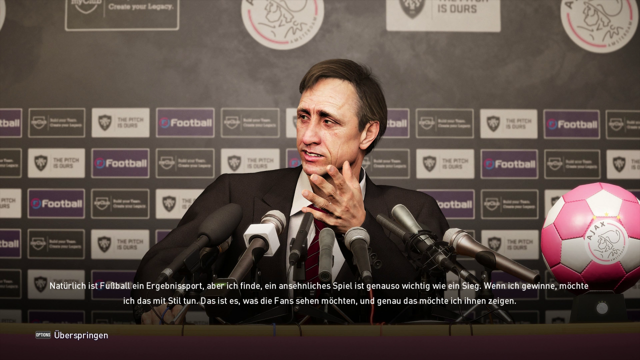 [13/09/2019] In der Meisterliga dürft ihr nun auch auf Pressekonferenzen Fragen beantworten oder mit der Vereinsführung Ziele festlegen.