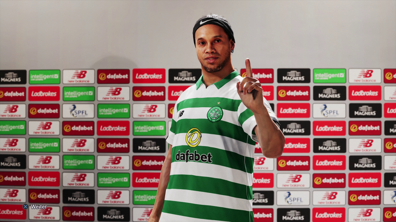 [13/09/2019] Im myClub-Modus stellt ihr euren eigenen Verein zusammen und zieht dafür Spieler. Da kann auch schon mal eine Legende wie Ronaldinho dabei sein.