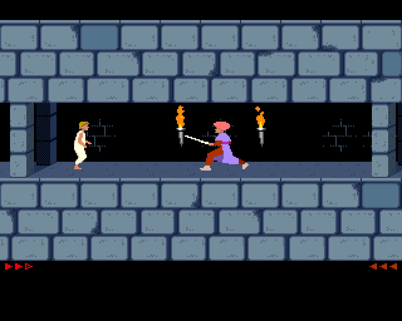 [13/09/2019] Prince of Persia war kein schnelles Spiel. Wer die Levels nicht kannte und trotzdem von einem Bildschirm zum nächsten hastete, rannte Wachleuten direkt ins offene Schwert oder plumpste gar in die nächste Grube.