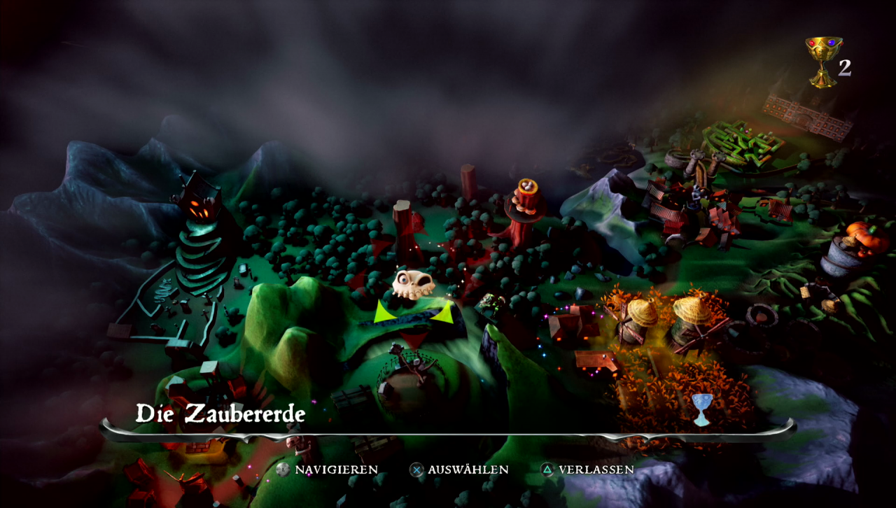[29/10/2019] Über die Landkarte steuert ihr die unterschiedlichen Levels an. Diese kann man in unterschiedlicher Reihenfolge angehen oder wiederholen. &nbsp;