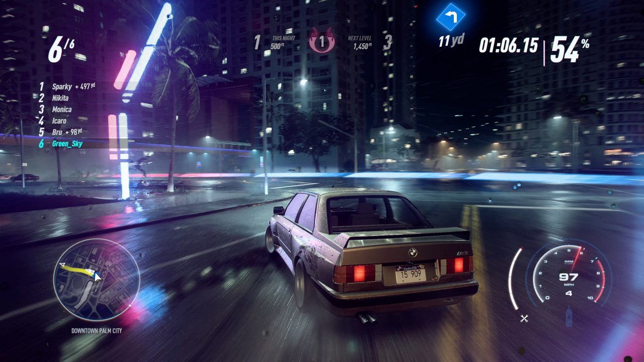 Driftend kommt ihr in Need for Speed: Heat am schnellsten um die Kurve. Meistens sieht das auch noch richtig schick aus.