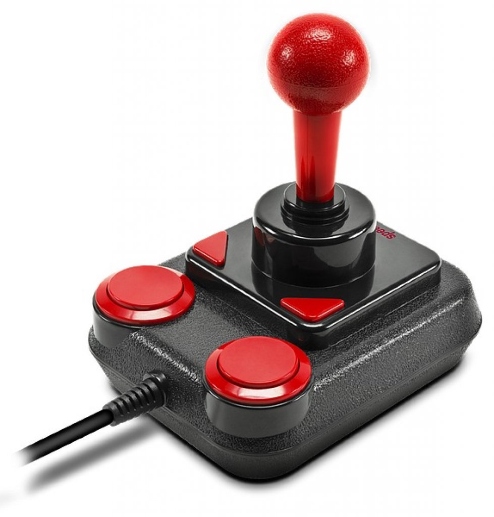 [11/10/2019] Der Retro-Joystick Speedlink Competion Pro Extra taugt eher für ein Oldschool-Feeling als zum Steuern moderner Games.