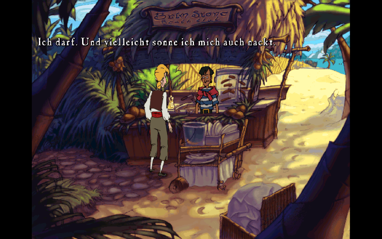 [18/10/2019] Ein Karibik-Beachclub im Zeitalter der Piraterie? Auch so etwas gibt es in The Curse of Monkey Island! &nbsp;